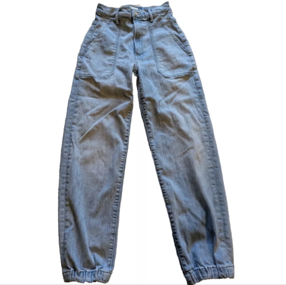 Mother Wrapper High-Rise Ankle Jogger Jeans, Women's 23
